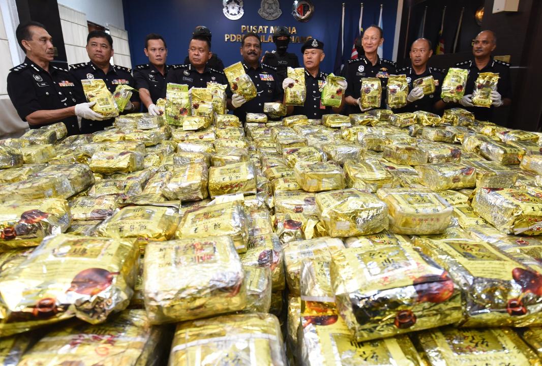 Drugs worth about RM100mil seized, two men detained in five raids in ...