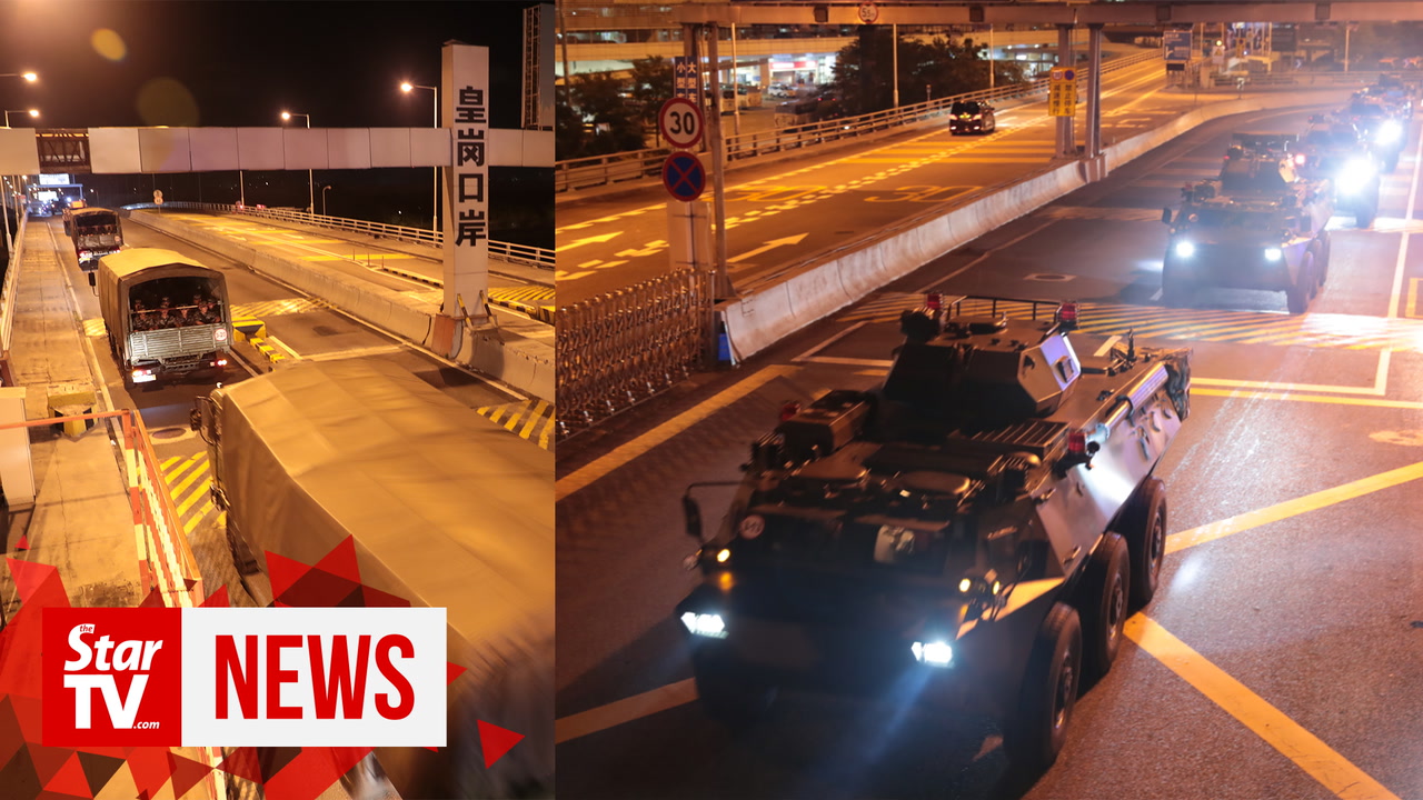 China rotates new batch of troops into Hong Kong | TheStarTV.com