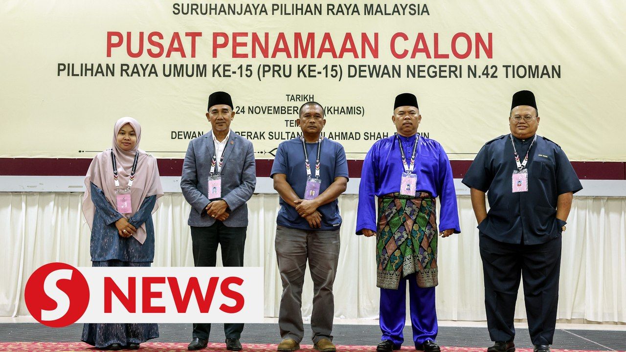 GE15: Tioman polls re-set with five candidates | TheStarTV.com