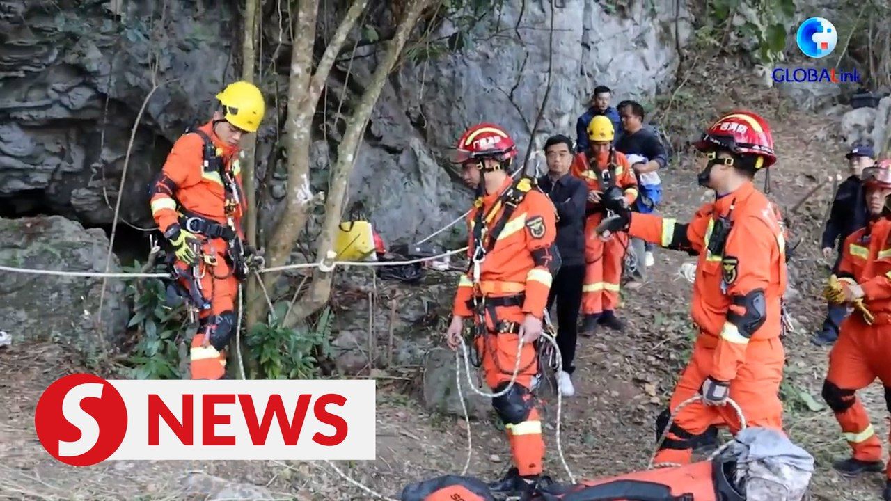 Cave rescue: Four rescued 300 meters from cave entrance in south China ...