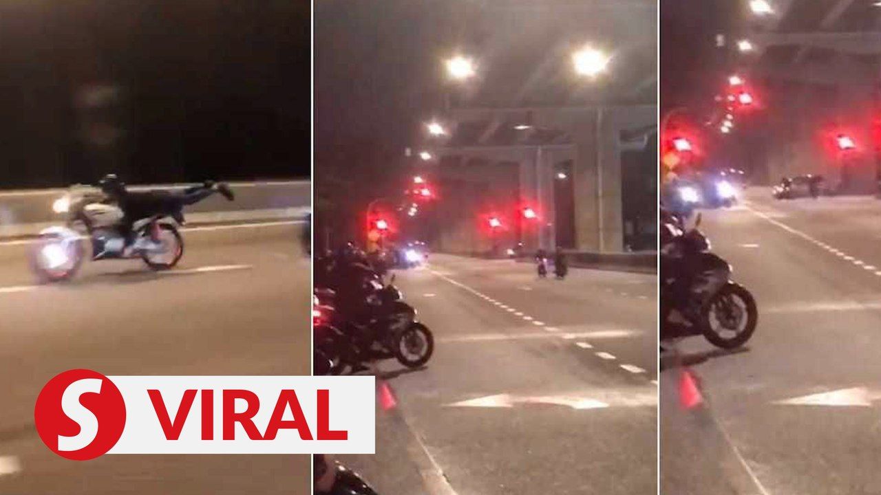 Footage of 'mat rempit' hitting car in Penang goes viral | TheStarTV.com