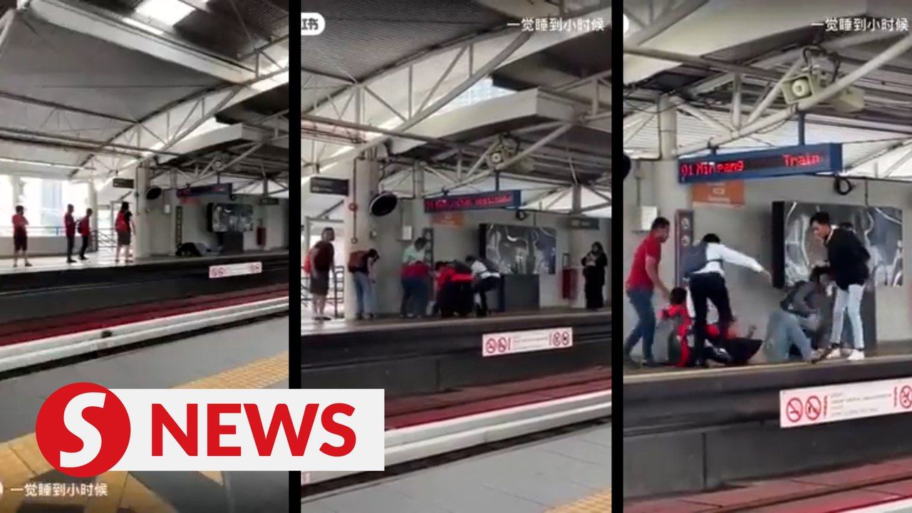 Cops hunting suspect who attacked woman, trespassed LRT track ...