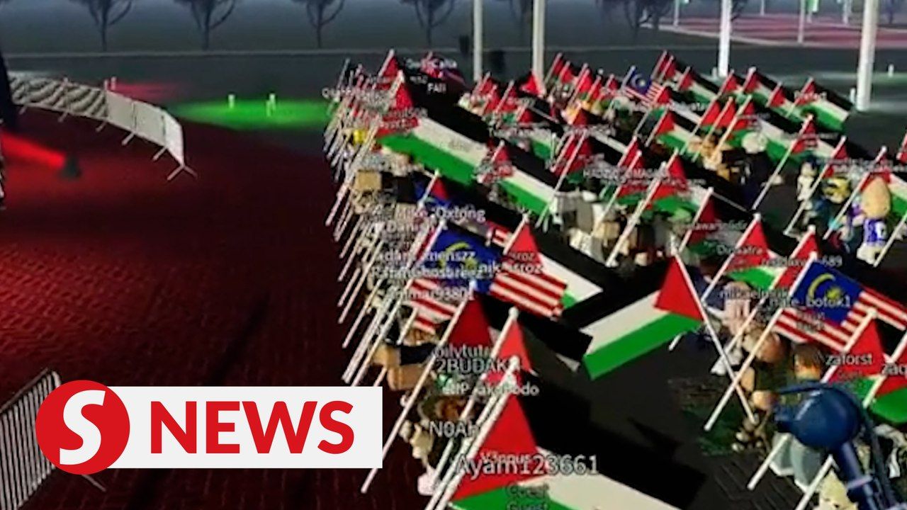 Cikgu Zyd Roblox march for Palestine to “spread awareness about humanity”