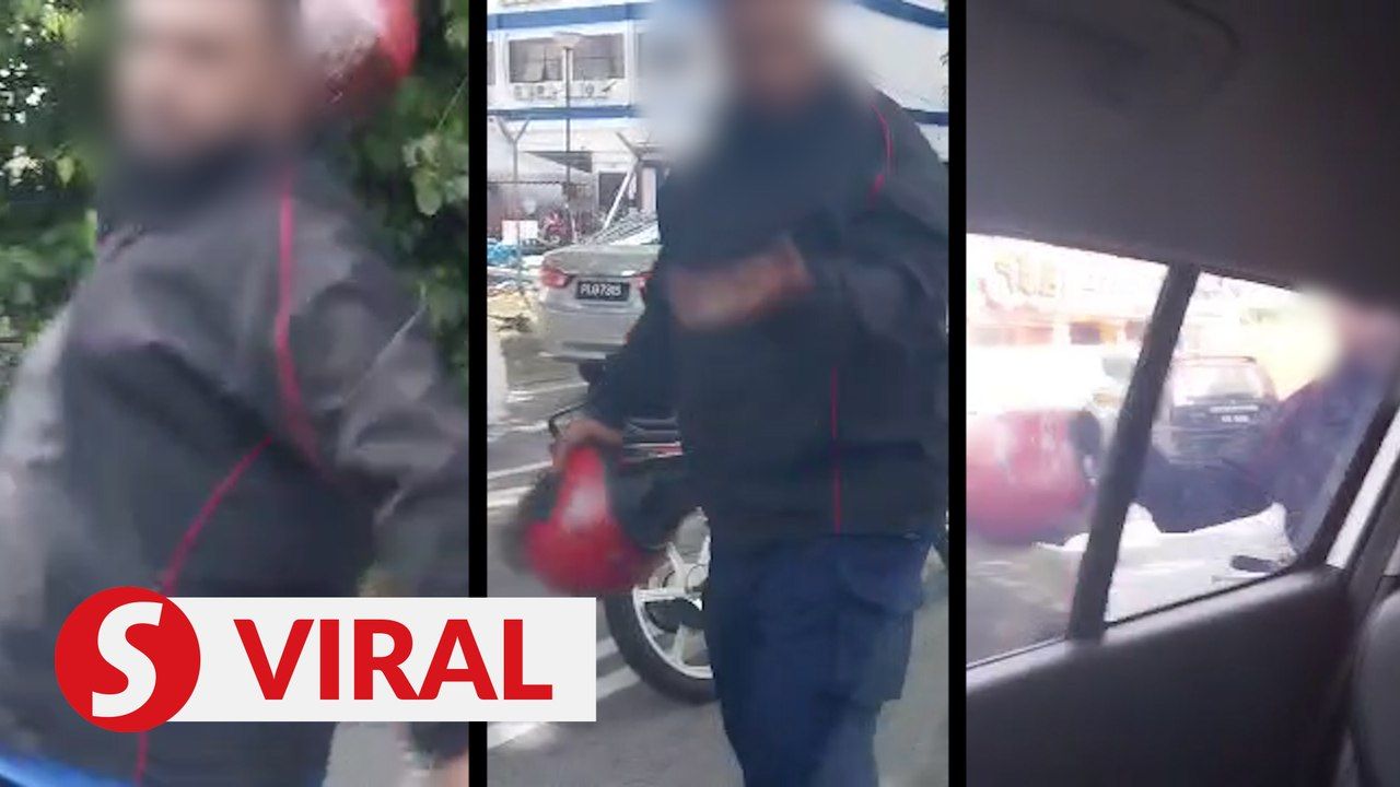 Motorcyclist arrested for hitting car with helmet in George Town ...