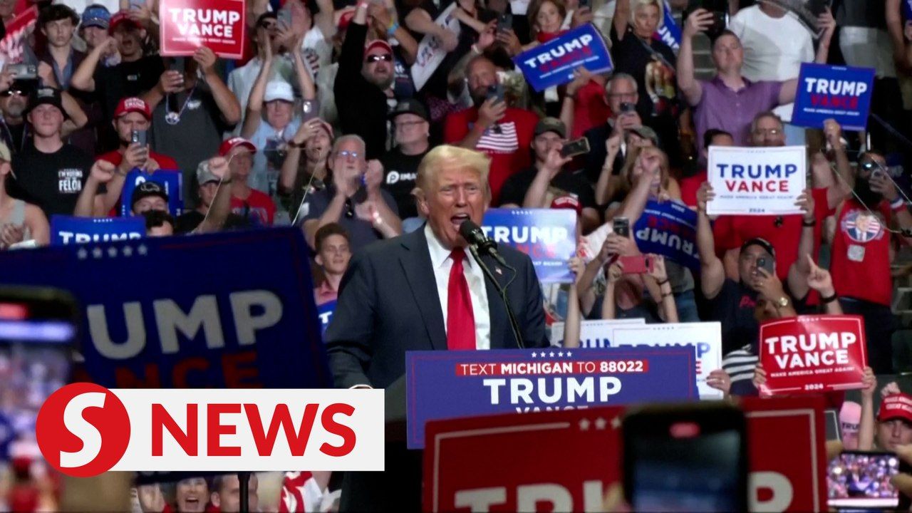 Trump in his first rally after assassination attempt: I took a bullet ...