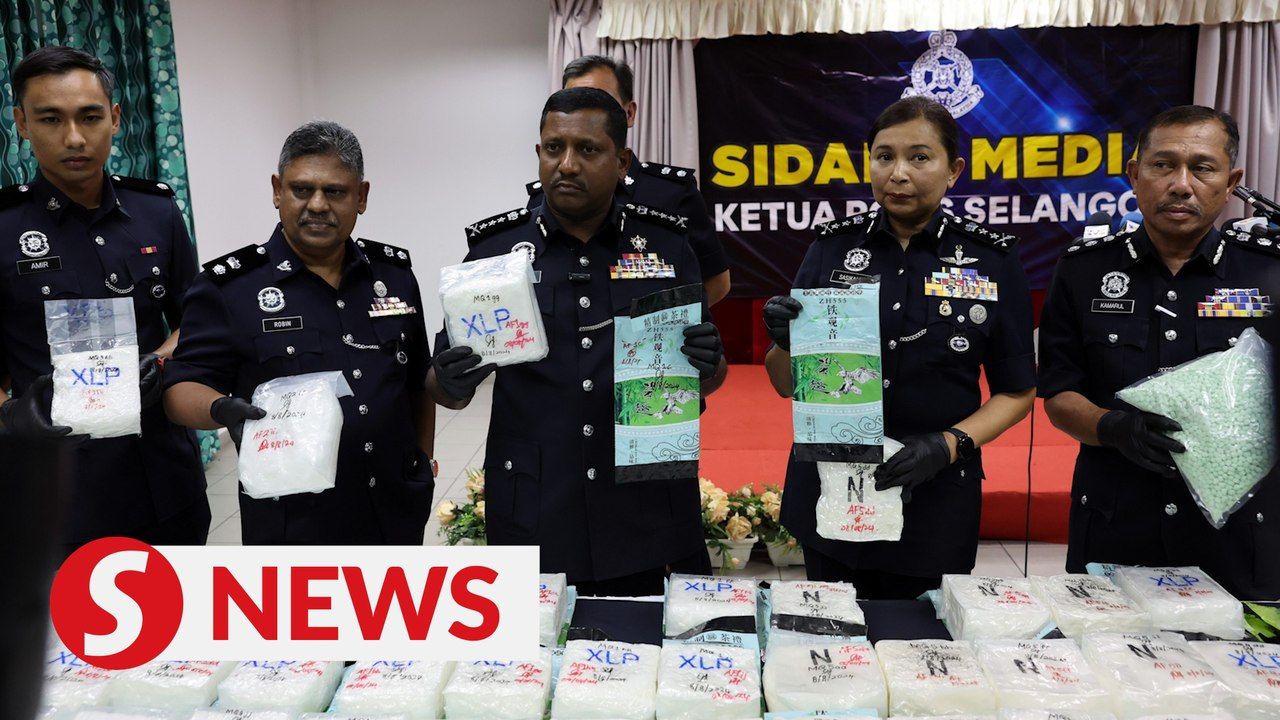 Police bust drug syndicate in Sabak Bernam, seize drugs worth RM2.6mil ...