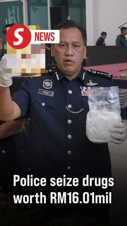 Police seize drugs worth RM16.01mil in Klang Valley operations ...