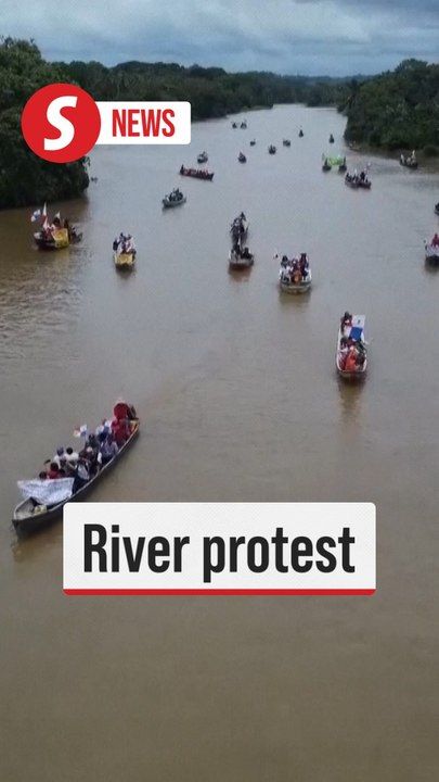 River protest opposes reservoir construction to address drought ...