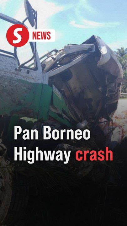 Two killed in lorry crash on Pan Borneo Highway near Bintulu ...