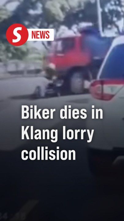 Motorcyclist dies after being run over by lorry in Klang | TheStarTV.com