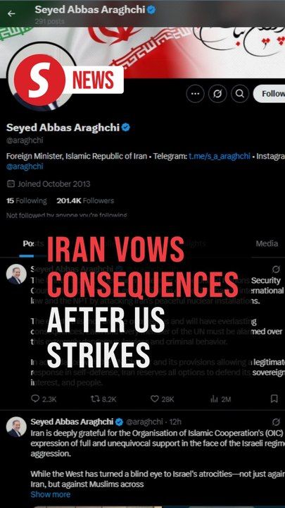 Iran warns of ‘everlasting consequences’ after US strikes nuclear sites ...