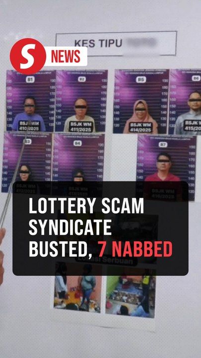 Police bust lottery scam gang behind RM200,000 losses, arrest seven ...