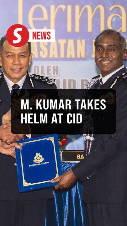 M. Kumar officially takes over as Bukit Aman CID director | TheStarTV.com