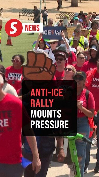 Anti-ICE rally in Los Angeles calls for 24-hour community strike ...