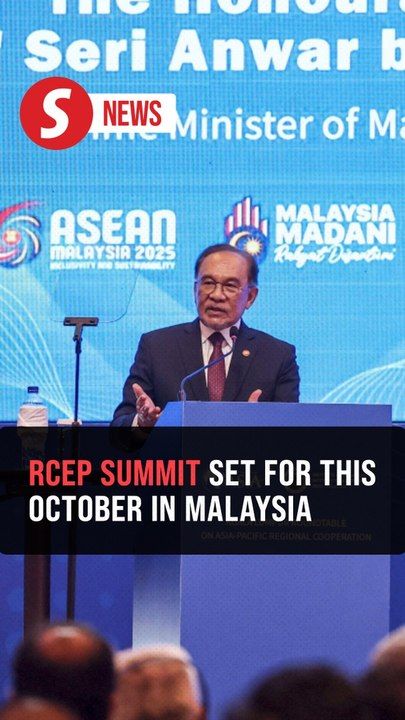 M’sia to hold RCEP Summit in October, says PM | TheStarTV.com