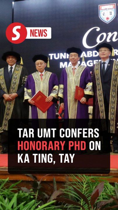 Ka Ting, Public Bank MD conferred honorary doctorates at TAR UMT ...