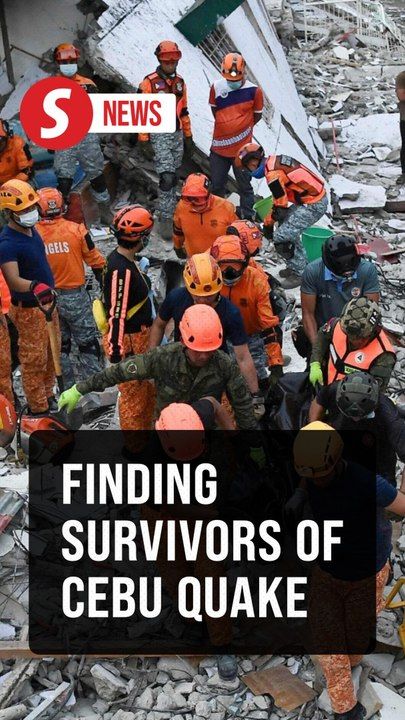 Cebu quake: Search and rescue efforts intensified to locate survivors ...