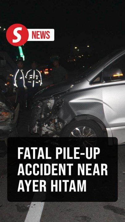 Teen pillion rider killed in six-vehicle crash on NSE near Ayer Hitam ...