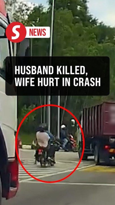 Motorcyclist killed, wife injured in crash with lorry on Jalan Ipoh ...