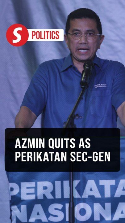 Azmin resigns as Perikatan sec-gen after Muhyiddin’s exit | TheStarTV.com