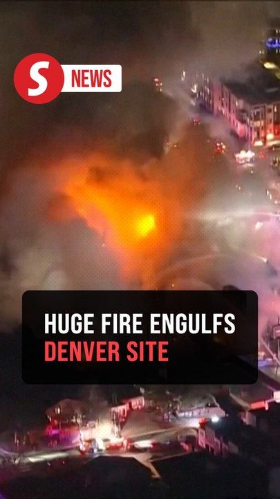 Firefighters battle 'huge for Denver' blaze at construction site ...