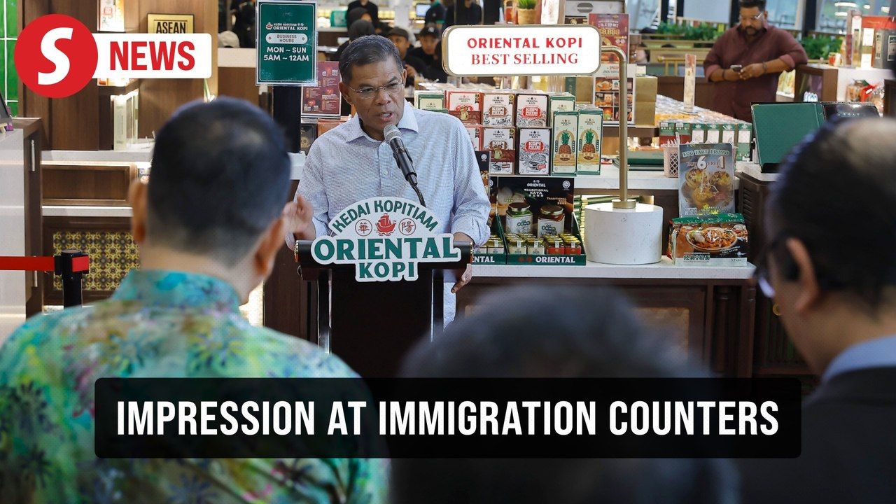 Immigration counter experience gives visitors first impression of M'sia ...
