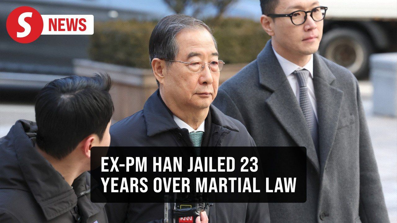 Former South Korean PM Han jailed for 23 years in martial law case ...