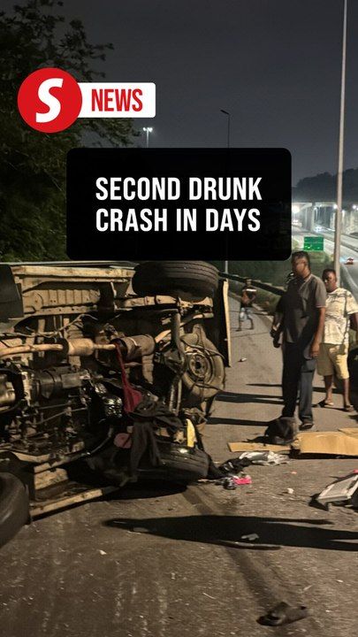Suspected drunk driver crashes SUV into van carrying six people ...