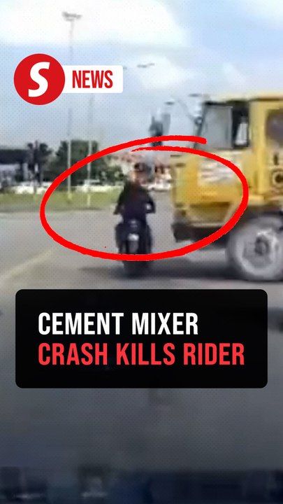 Motorcyclist dies after cement mixer crashes into him at Sibu ...