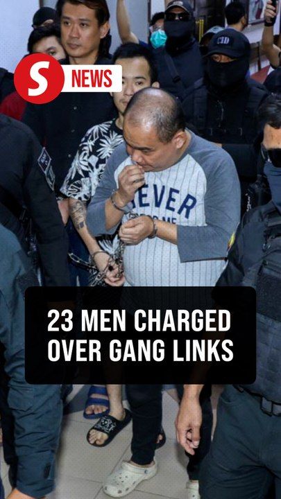 Gang members charged in Kuching under heavy guard | TheStarTV.com
